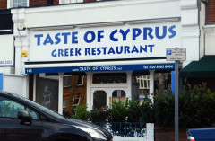Shop Sign in Beckenham Taste of Cyprus