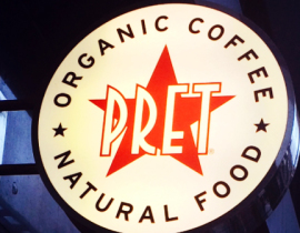 Projecting Sign in Croydon Pret
