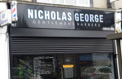Shop Sign in Beckenham Nicholas George